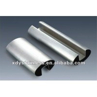 304 stainless steel handrail slotted tube,stainless steel slotted tube for glazing