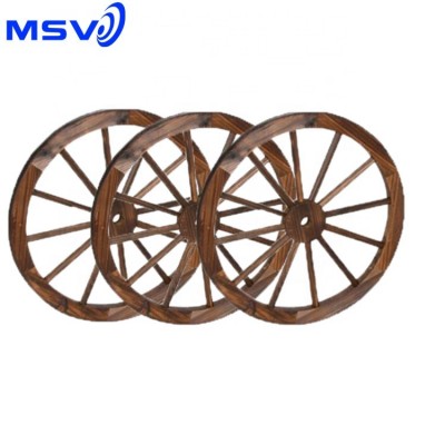 Rustic Wooden Wagon Wheel